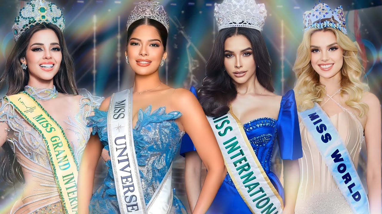 DIFERENCIAS entre Miss Universo, Miss Grand International, Miss International, Miss Mundo