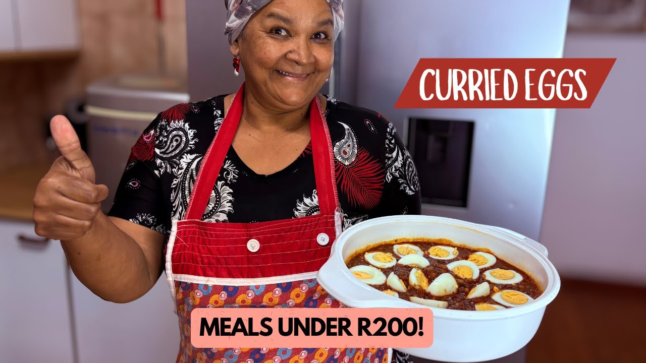 Before Payday Meal! Curried Eggs for Under R200 | Easy & Affordable Recipe