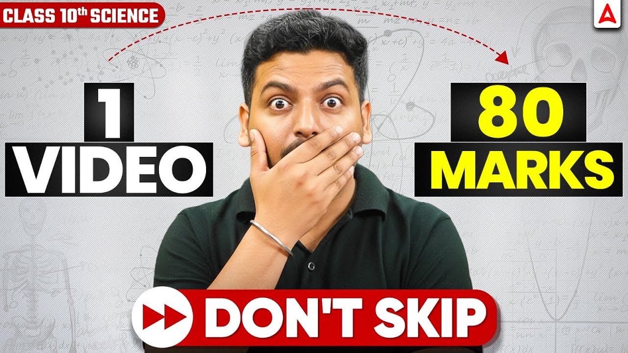 Class 10 Science Complete Revision in 1 Video 😱 | Target 80 Marks | Board Exam 2026