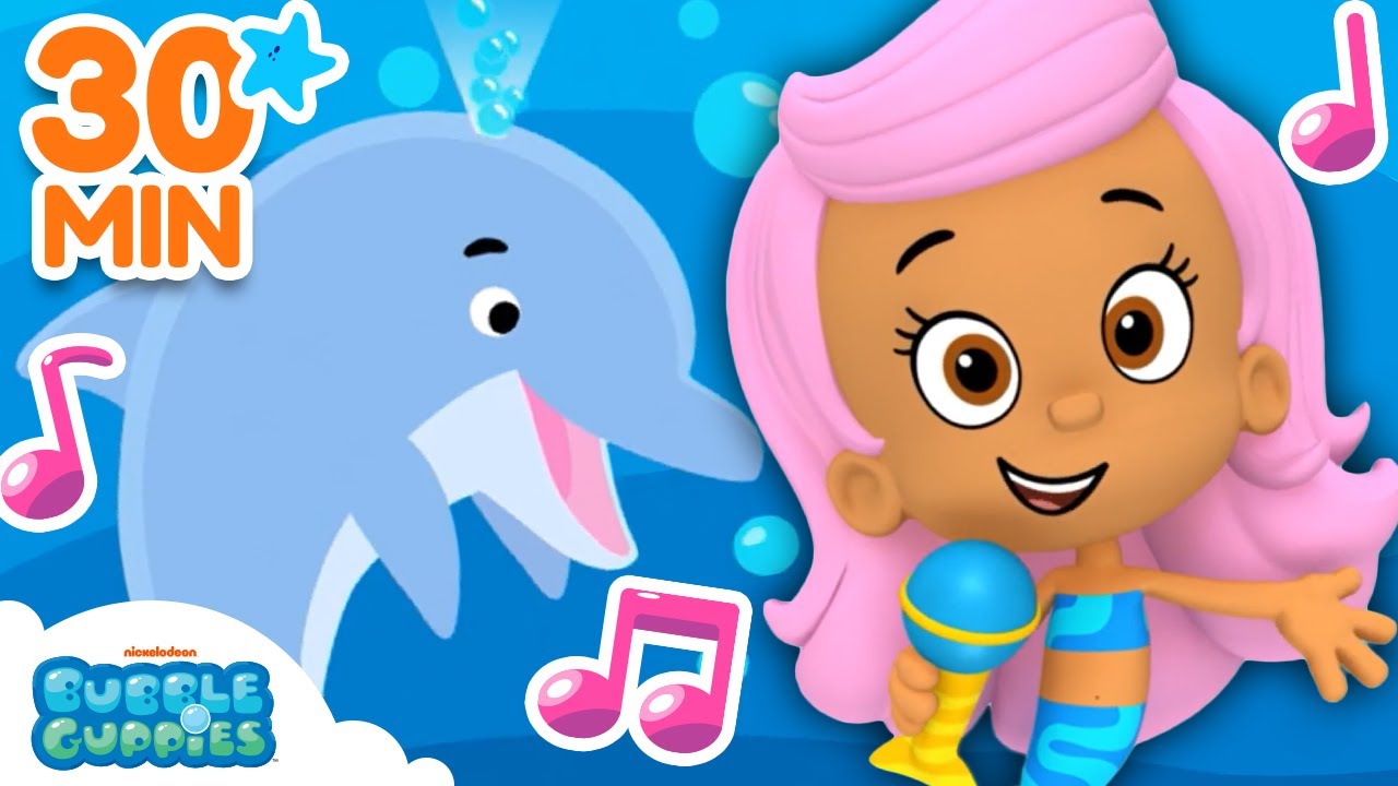 Learn Animal Names and Sounds with Bubble Guppies! 🐬 30 Minute Compilation | Bubble Guppies