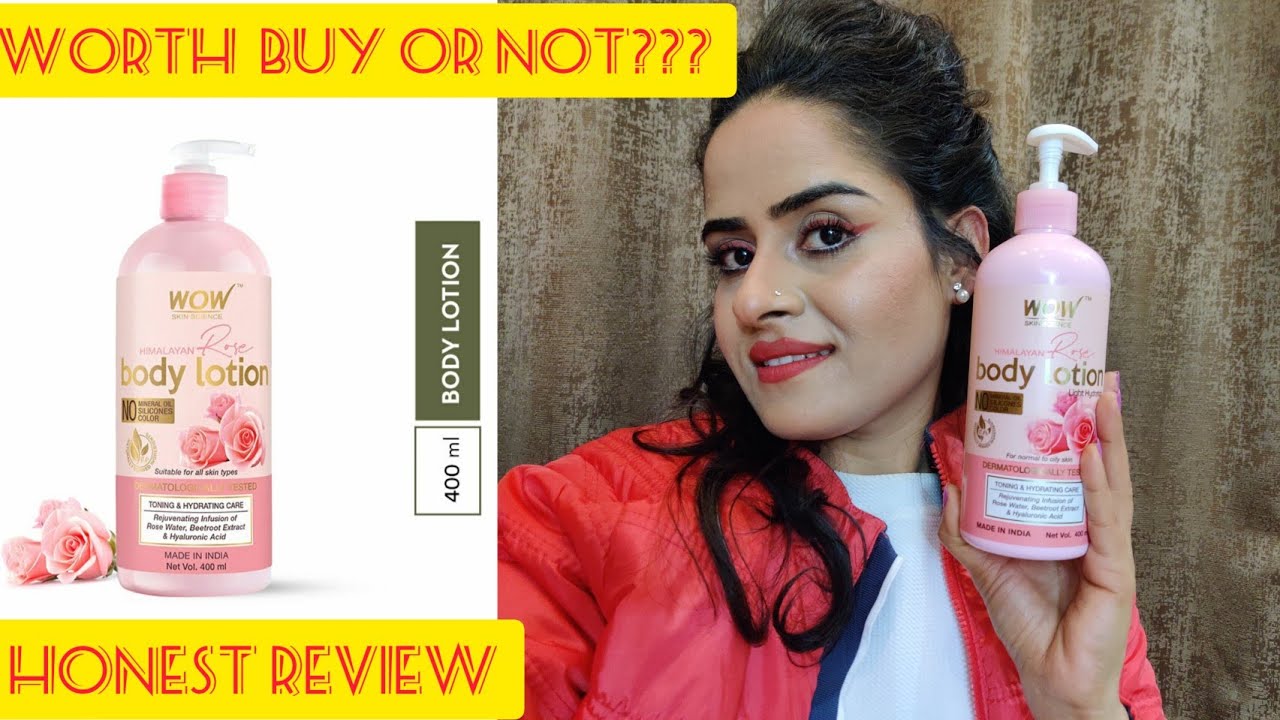 Himalayan Rose body Lotion for dull,dry and dehydrated skin।। Wow Skin Science body Lotion।।Review💯💯