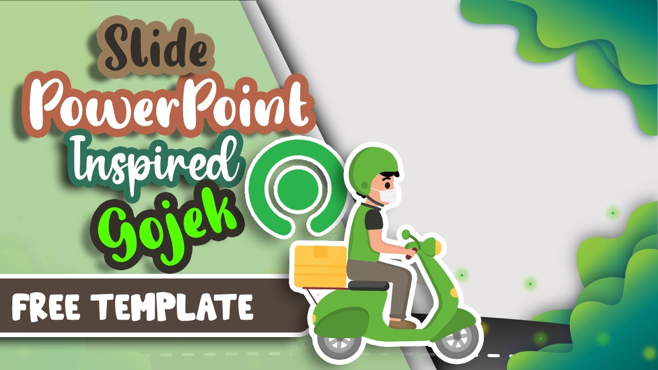 Free Gojek themes templates powerpoint
