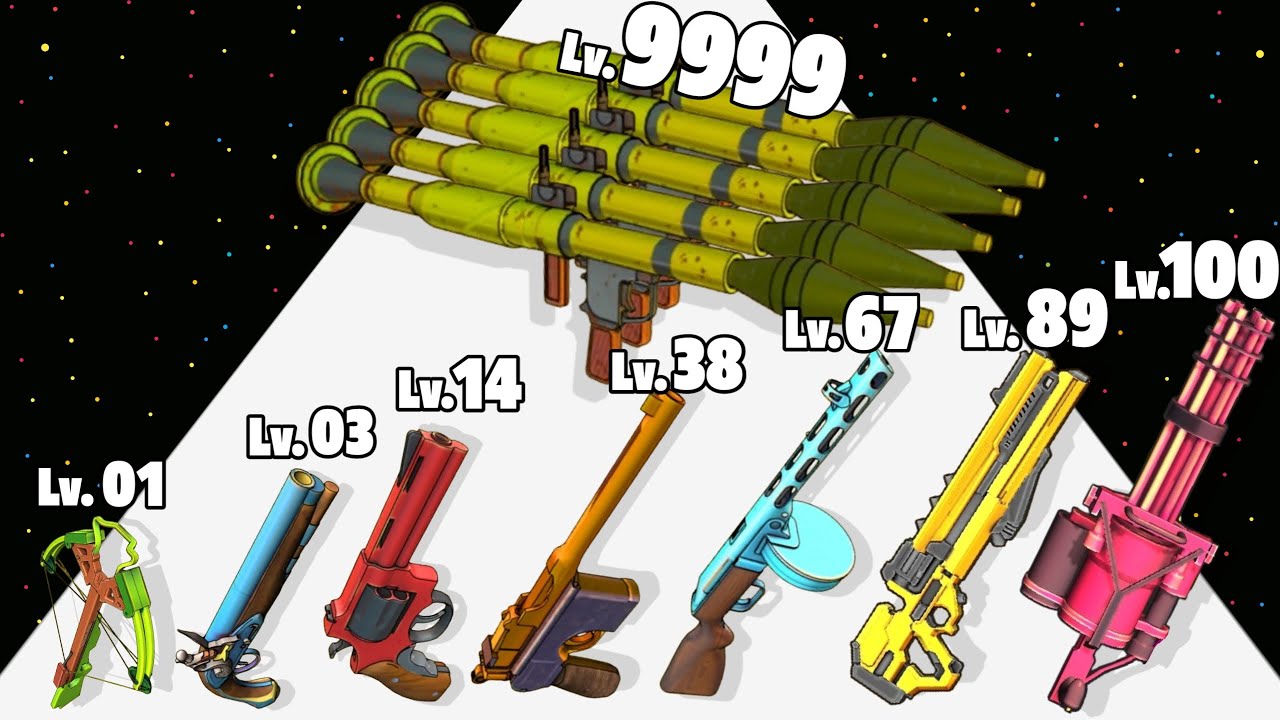 Merge Gun Madness - Level Up Gun Max Level Gameplay (New Update)