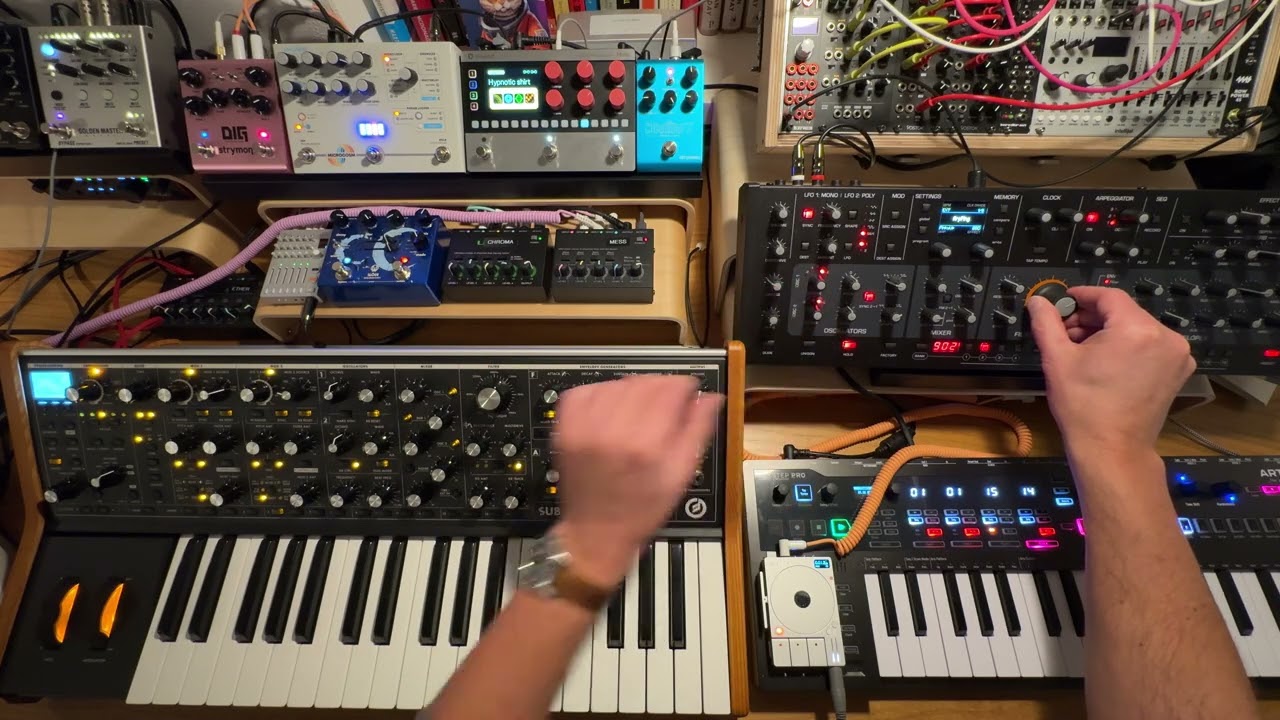 Evening arps and filters on Subsequent 37 & Take 5