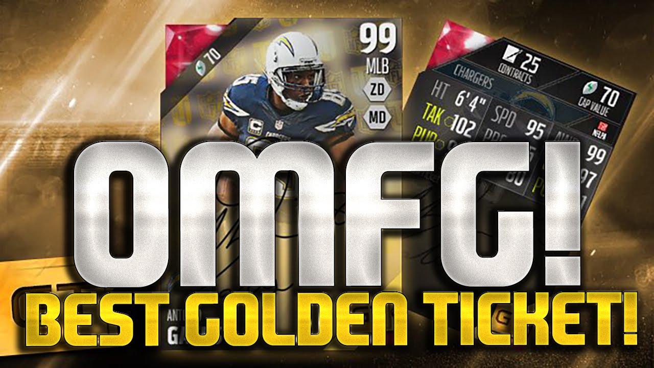 BEST GOLDEN TICKET IN MADDEN 16 ULTIMATE TEAM! THIS IS HOW YOU DO IT! ANTONIO GATES OUT OF POSITION!