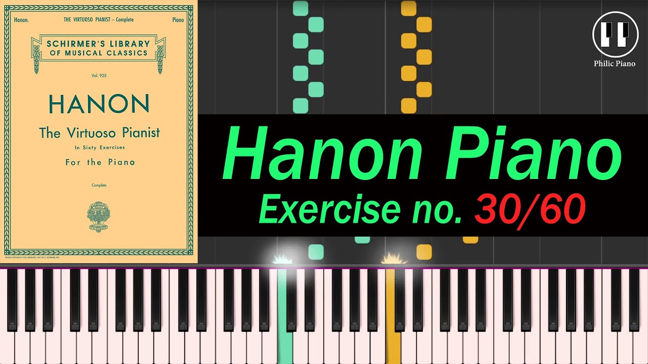 Hanon Piano Exercise no.30/60 | Philic Piano