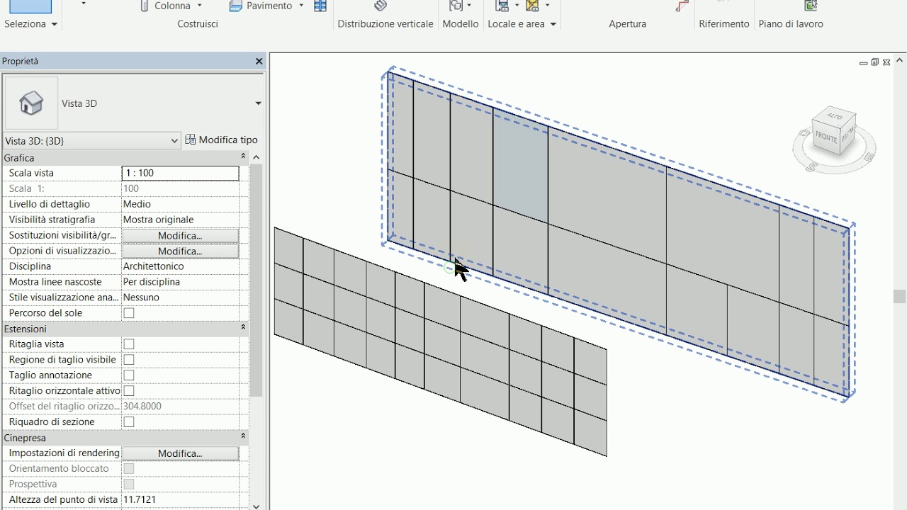 LEZIONE 3 7 BIM REVIT facciate continue