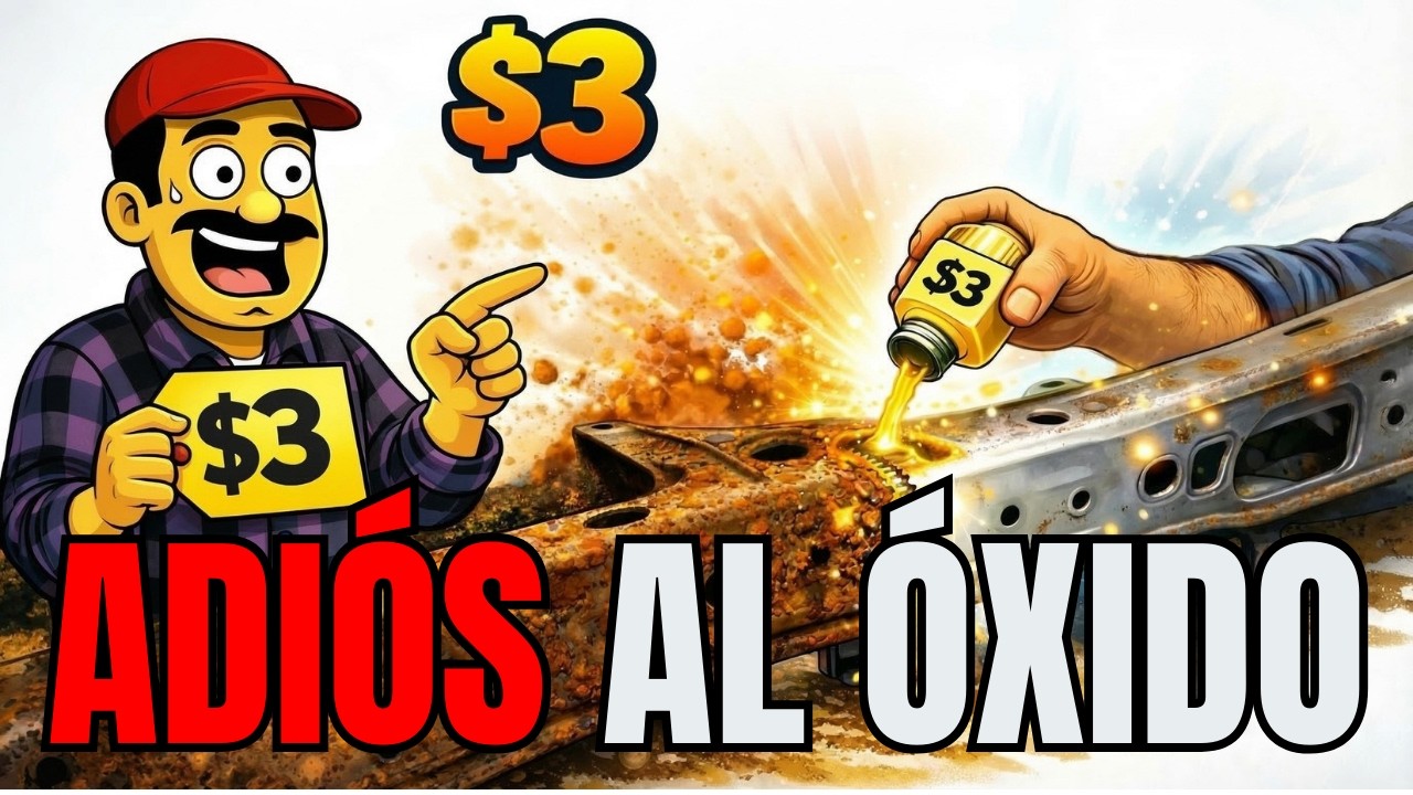 Óxido Desaparece En Minutos: El Truco De $3 Que Nadie Quiere Que Sepas