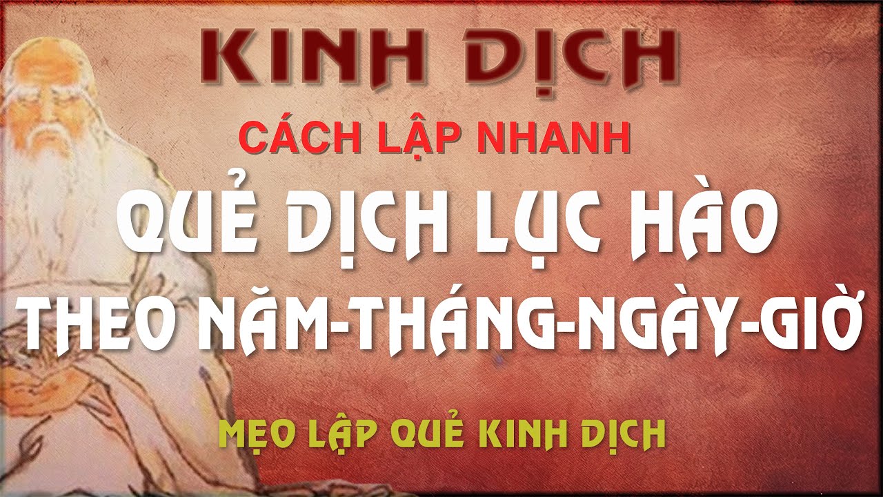 Cách lập nhanh Quẻ Dịch Lục Hào theo năm tháng ngày giờ #phongthuy #phongthuynhao  #phongthủytàilộc