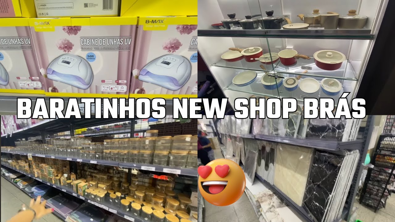 🤑GARIMPEI UTILIDADES NA NEW SHOP BR&Aacute;S | MELHOR QUE A SHOPPEE? Vale a pena? 