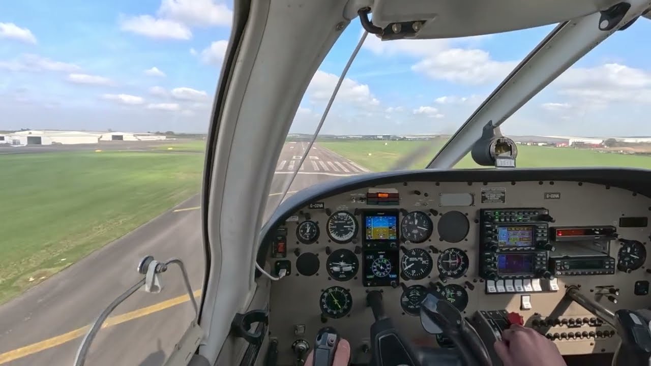 [PPL Skills Test] Touch and go at Coventry Airport - Normal Approach