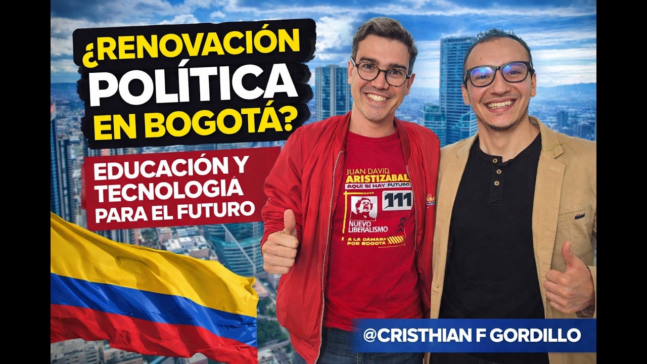 Educación, tecnología y renovación política: lo que propone Juan David Aristizábal para Bogotá