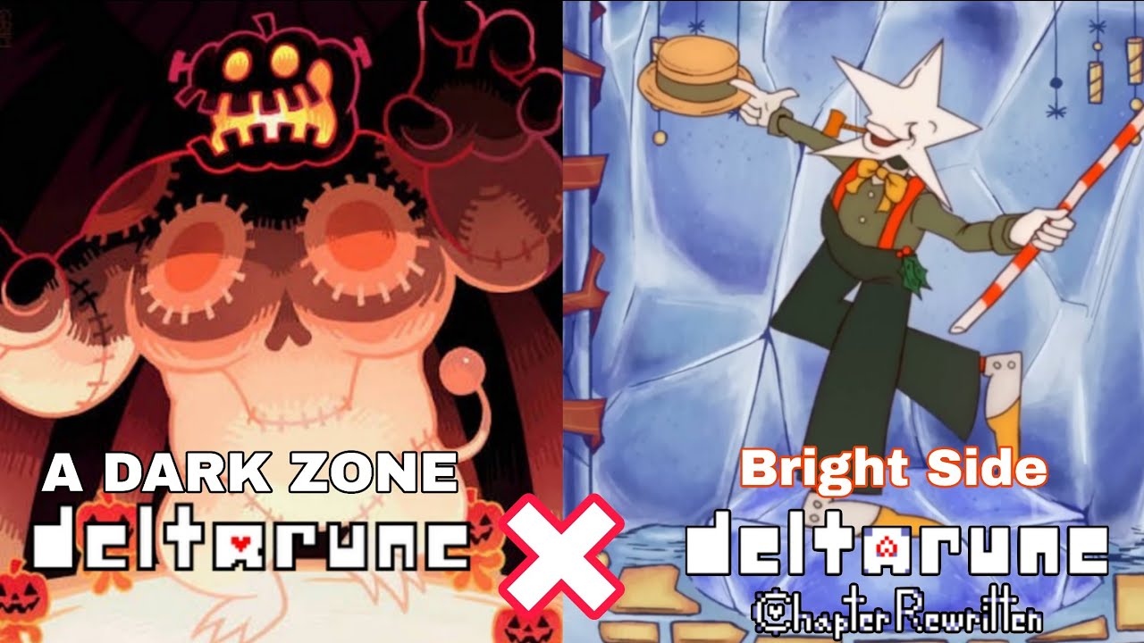 A DARK ZONE x Bright Side (Deltarune x DR: Chapter Rewritten Mash-up)