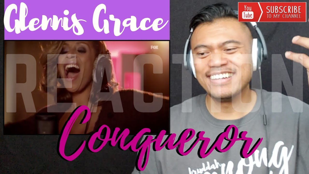 GLENNIS GRACE singing, "Conqueror" | REACTION vids with Bruddah Sam