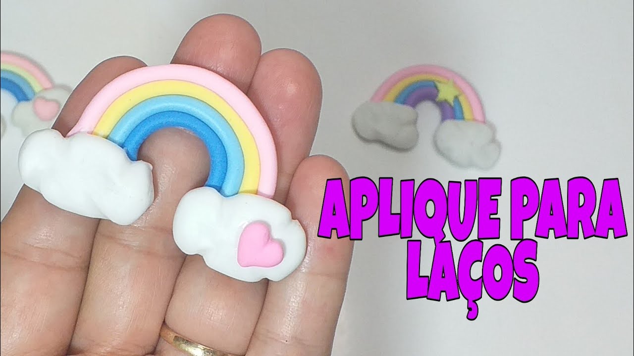 Como Fazer Arco-íris De Biscuit Para Apliques