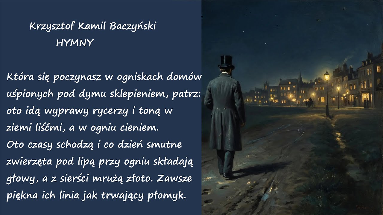 Hymny Krzysztof Kamil Baczyński Poezje Wiersze | Poezja Dla Duszy