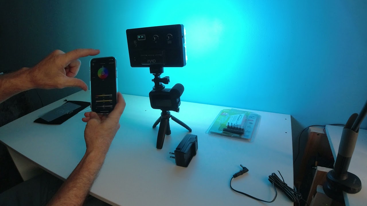 GVM RGB 10S wireless  128 led the app needs some improvements other than that love it