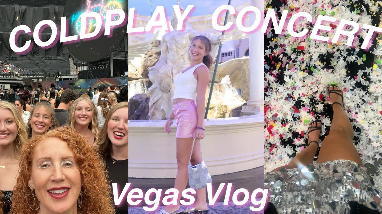 Coldplay Concert | Vegas Vlog 2025