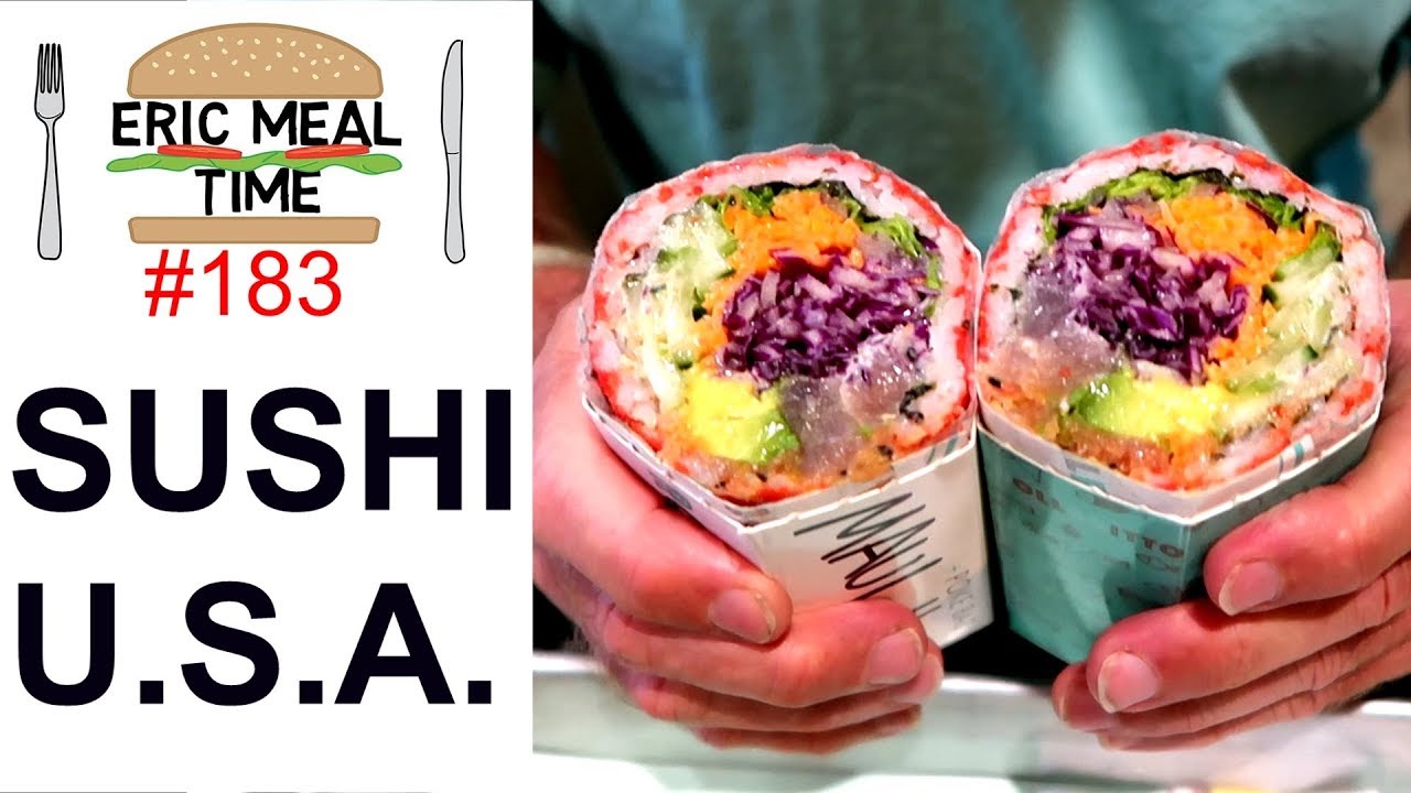 Fusion SUSHI & Make your own POKE - Eric Meal Time #183