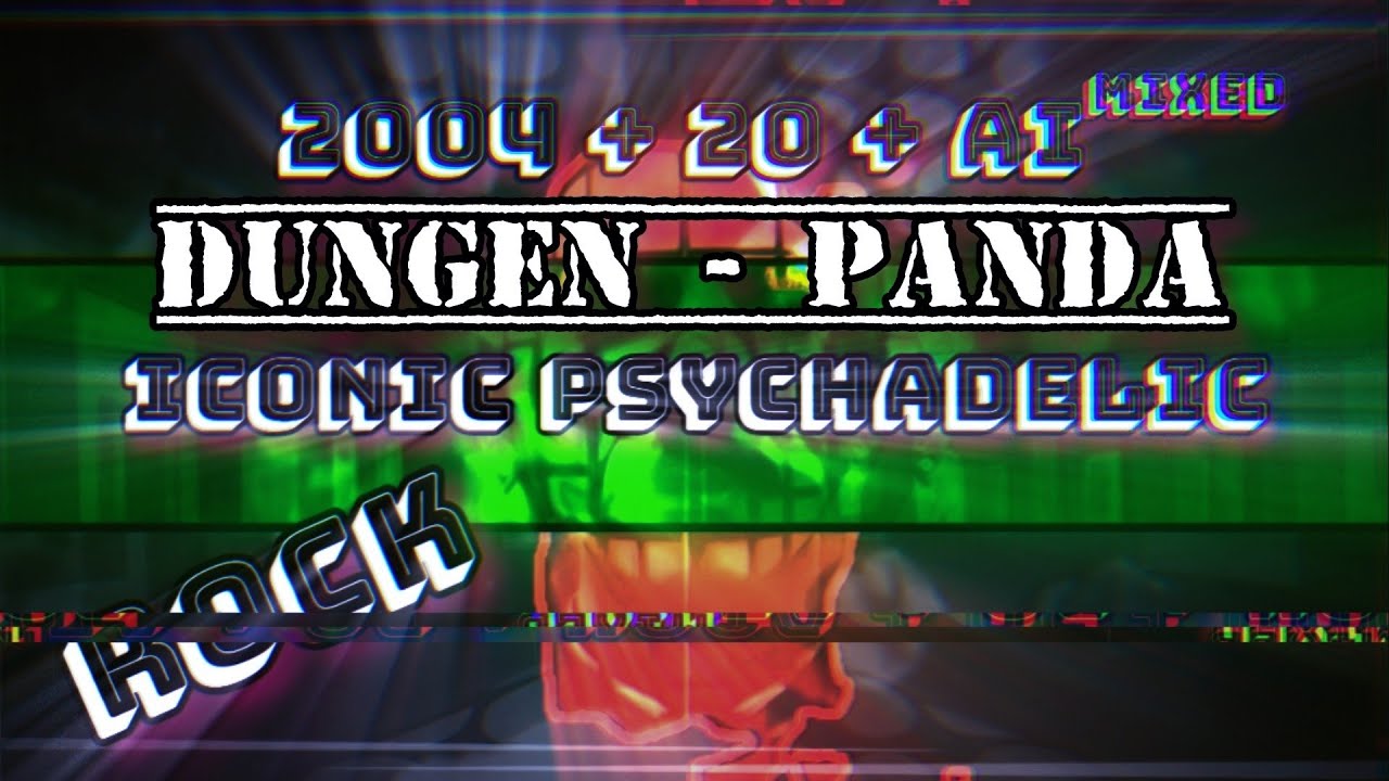 Dungen - Panda (OFFICIAL VIDEO from 2004 but mixed with 2024 AI animation) uncut version
