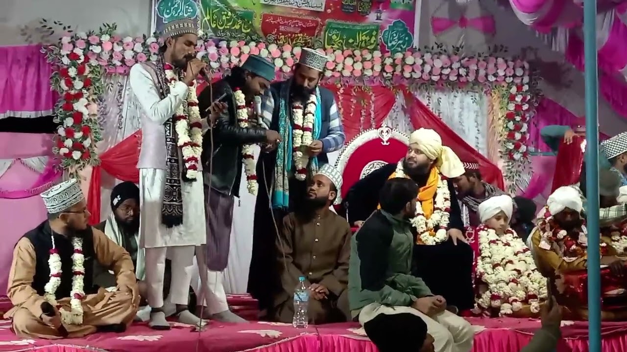 New naatshareef dastar bandi by hafiz mo. Shaheem aur faheem raza nepali Raniyapur banke nepal 