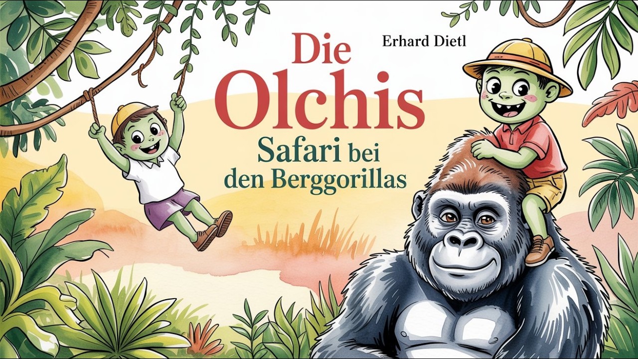 Safari bei den Berggorillas Die Olchis - Erhard Dietl | H&ouml;rspiel f&uuml;r Kinder