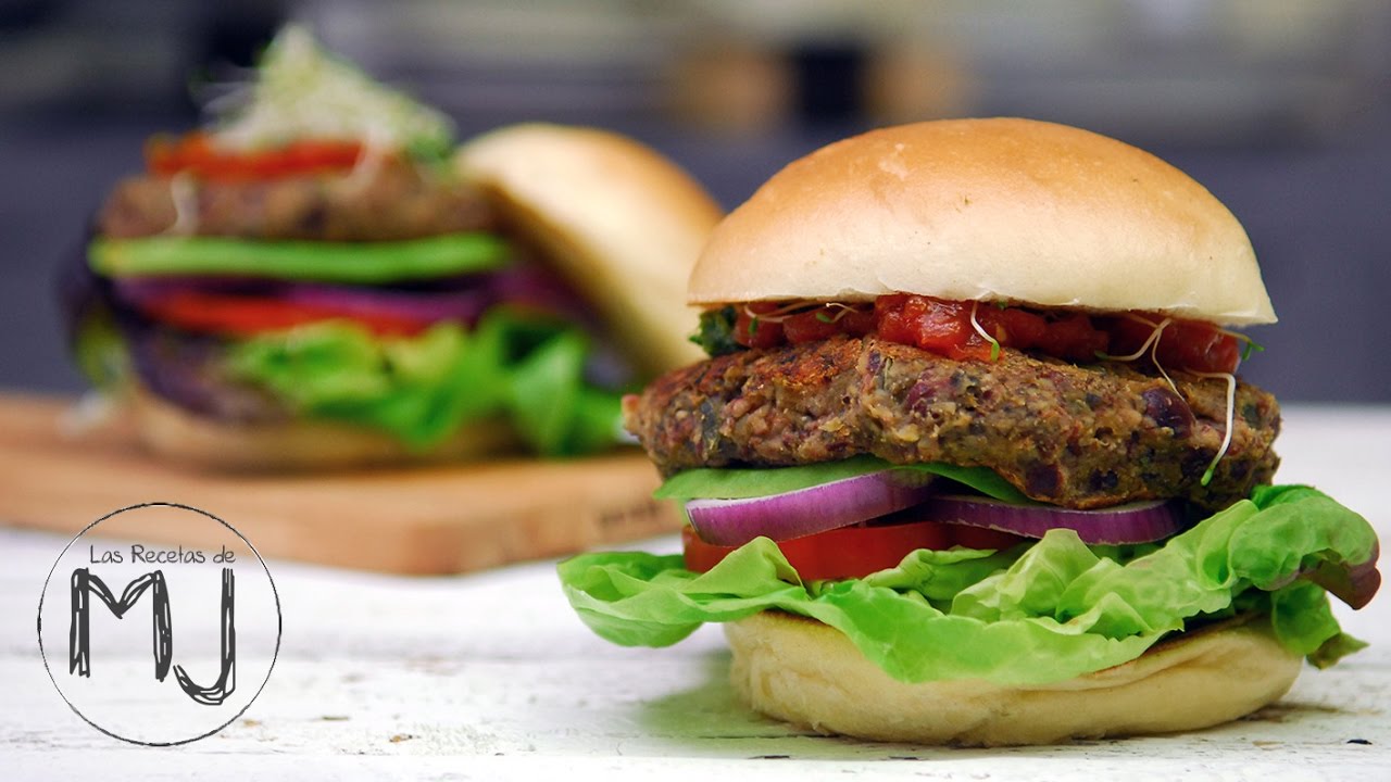 Hamburguesa 100% vegana ¡Sorprendentemente buena!