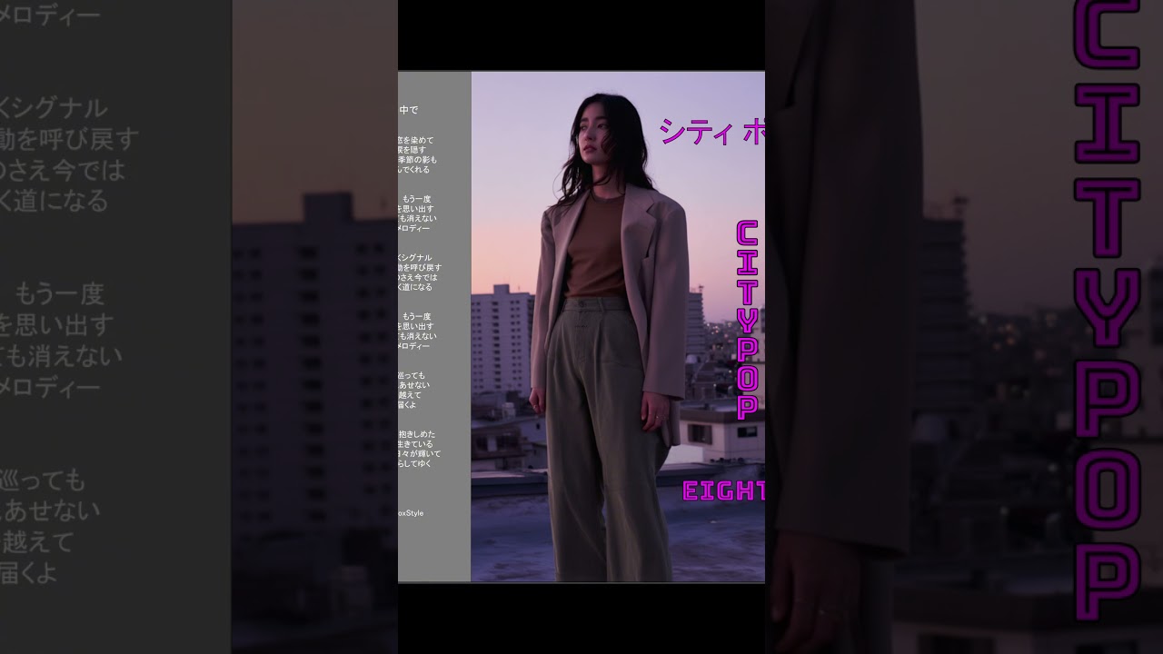 City Pop Music  🇯🇵  80年代日本のシティポップ  光の中で (Hikari no Naka de) #musicboxstyle  #citypop #viral