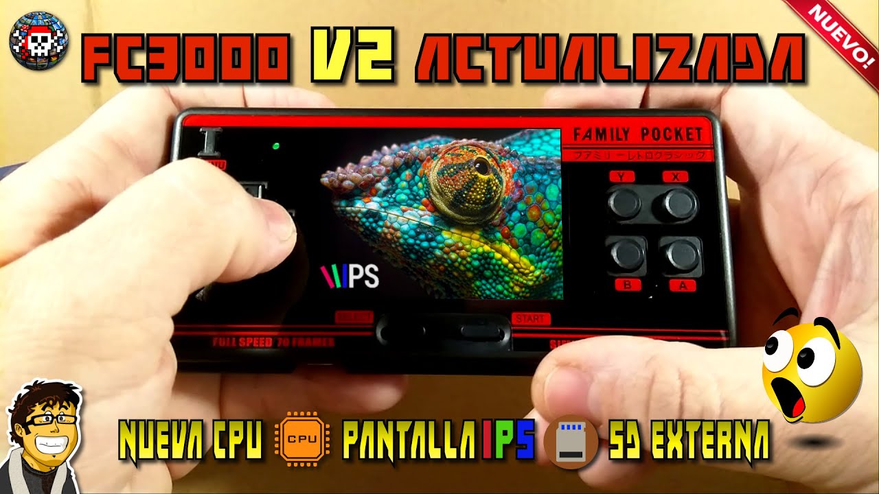 Nuevo Modelo FC3000 V2 Renovada | Ahora con Pantalla IPS | SD Externa | CPU M900  [Prueba y Mejora]