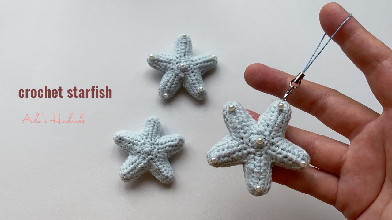 How to Crochet Starfish | Crochet Hair Accessories tutorial | Easy Crochet