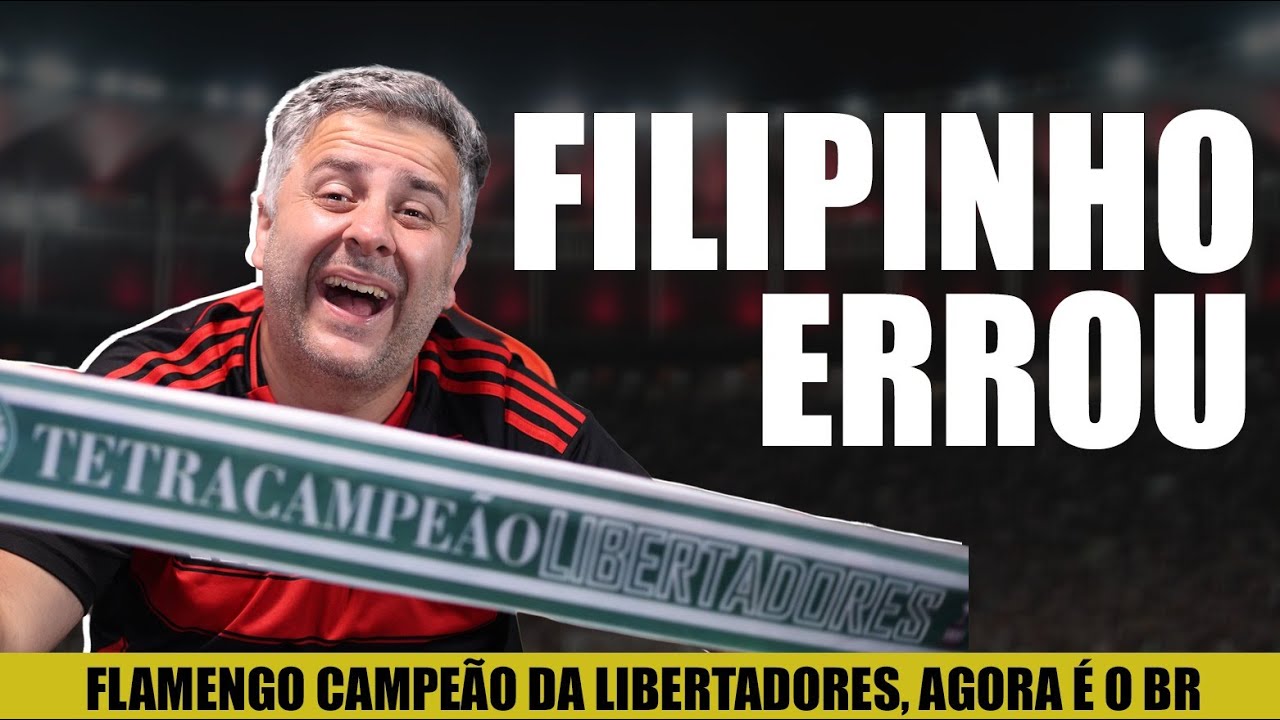 FILIPE LUIS, voc&ecirc; errou FEIO!  Eu n&atilde;o aguento mais comemorar t&iacute;tulos do MENG&Atilde;O.