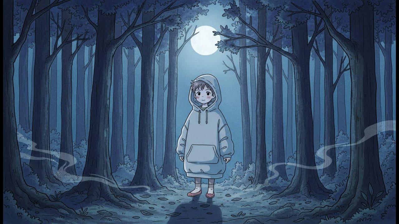 Peaceful Winter Camping Clam and Relaxing Ghibli Style Asmr Video