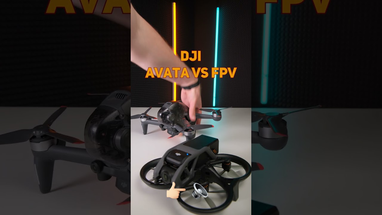 Как звучат дроны AVATA VS FPV #dji