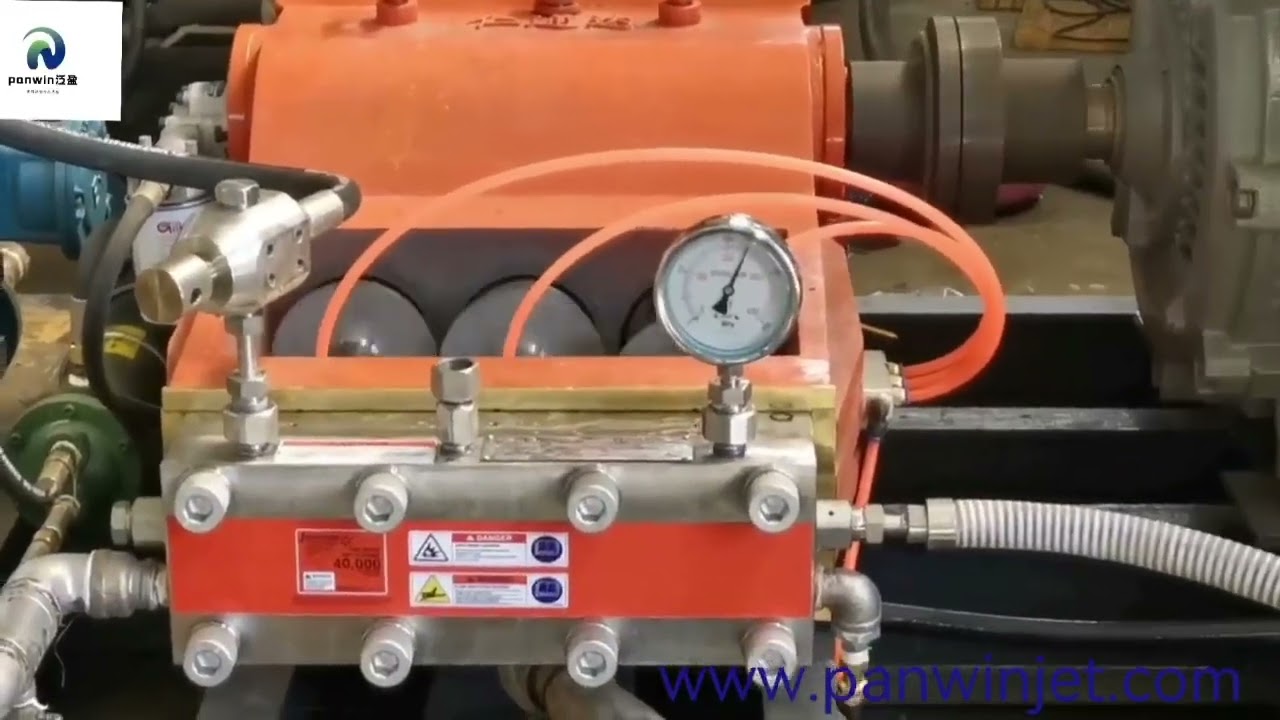 Ultra-high Pressure Water Jet Blasting cleaning machine Complete Pump