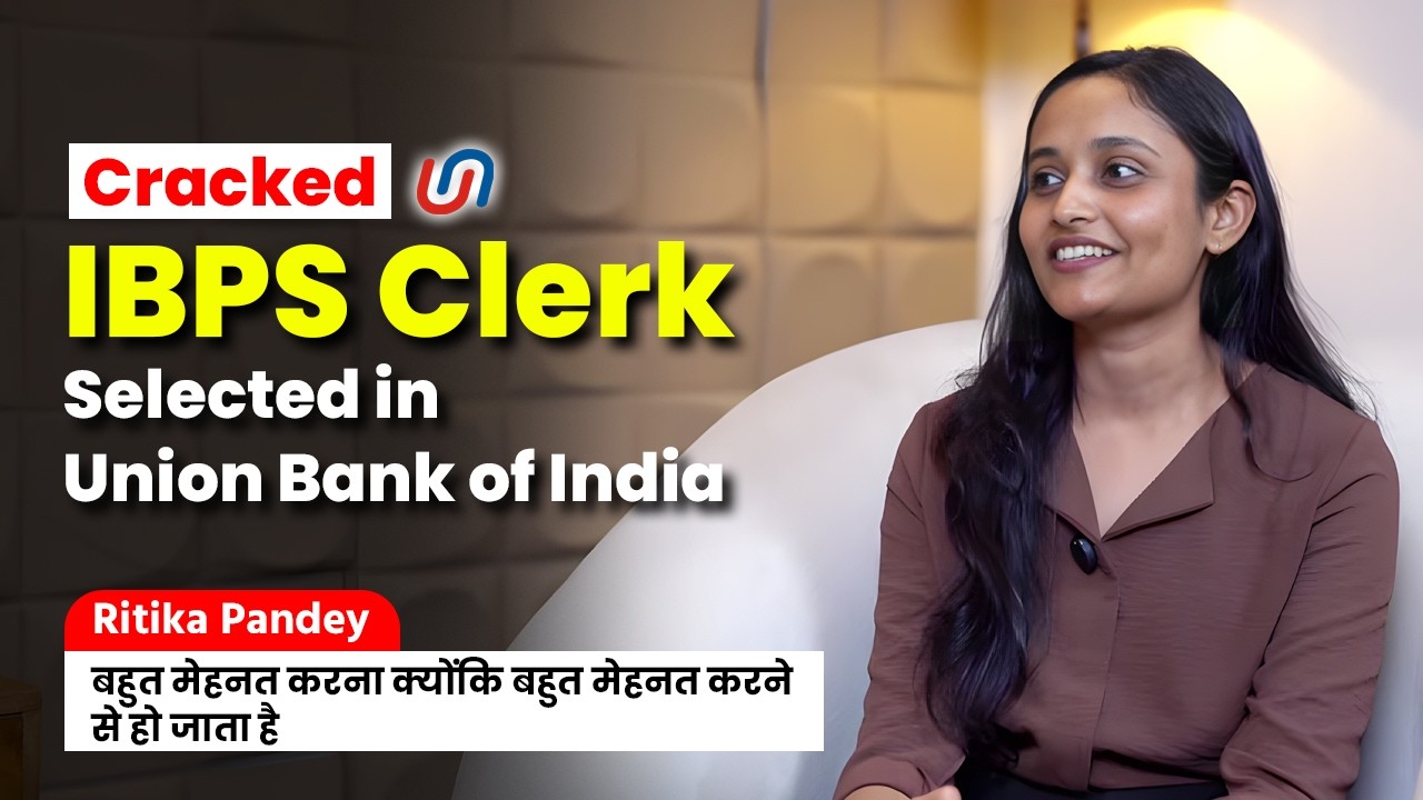 IBPS Clerk  Success Story 🔥 Ritika Pandey | From Hard Work to Union Bank Selection | Chronicle Talks