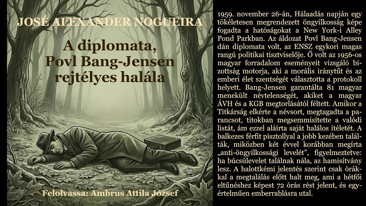 True Crime Chronicles 10. - A diplomata, Povl Bang-Jensen rejt&eacute;lyes hal&aacute;la