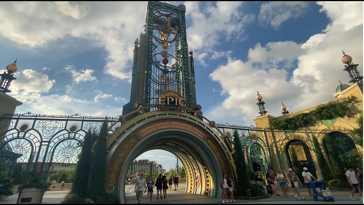 MY DAD WENT TO EPIC UNIVERSE! Steve's EPIC Adventure! Mario, DK, Dragons, Wizards and Monsters!