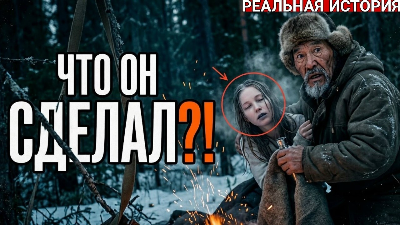 СТАРИК ЭВЕНК НАШЁЛ В ТАЙГЕ ЖЕНЩИНУ  То, что он сделал дальше, спасло ей жизнь