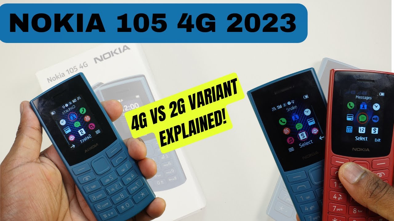 Распаковка Nokia 105 4G 2023: всё, что вам нужно знать