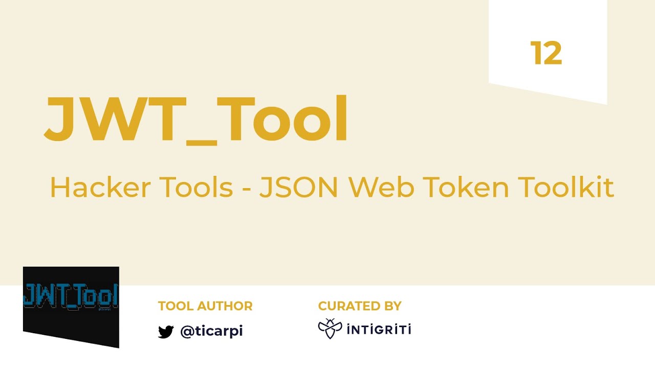 Хакерские инструменты - JWT_Tool