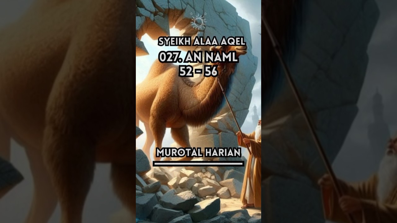 027. AN NAML 52 - 56 | SYEIKH ALAA AQEL | #alquran #juz20 #juz19 #annaml #murotal #murotalharian