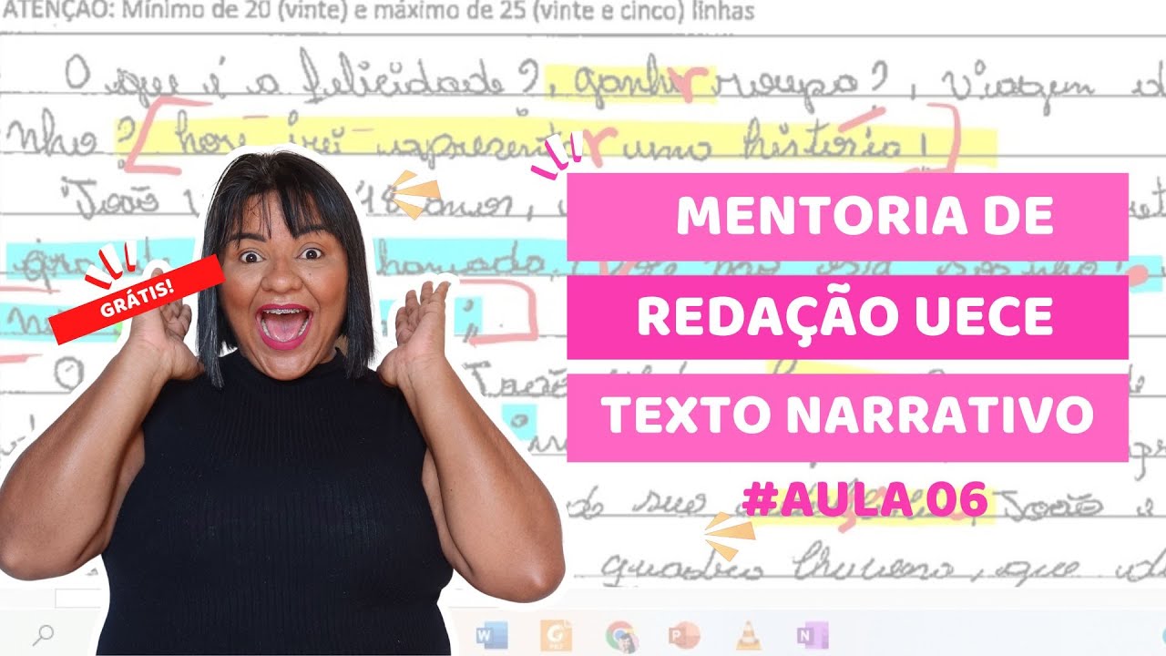 2ª MENTORIA DE REDAÇÃO UECE - TEXTO NARRATIVO