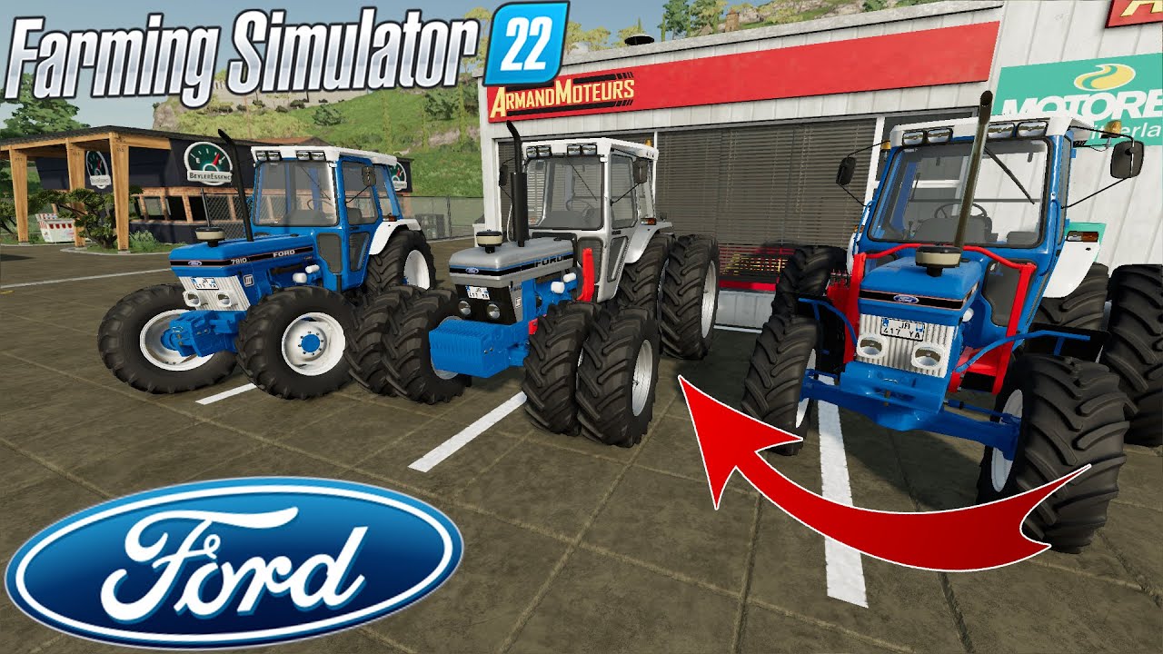 PACK DE VIEUX FORD EN MOD SUR FARMING SIMULATOR 22 !!!