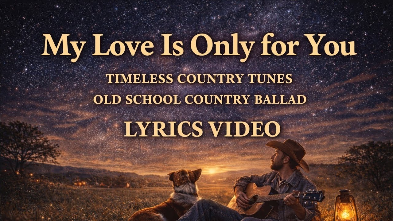 My Love Is Only for You - Timeless Country Tunes | Old School Country Ballad | Lyrics video 