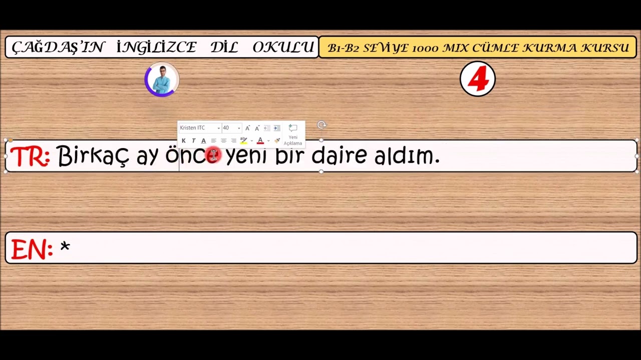 (2) B1-B2 Seviye 1000 Mix Cümle Kurma Kursu