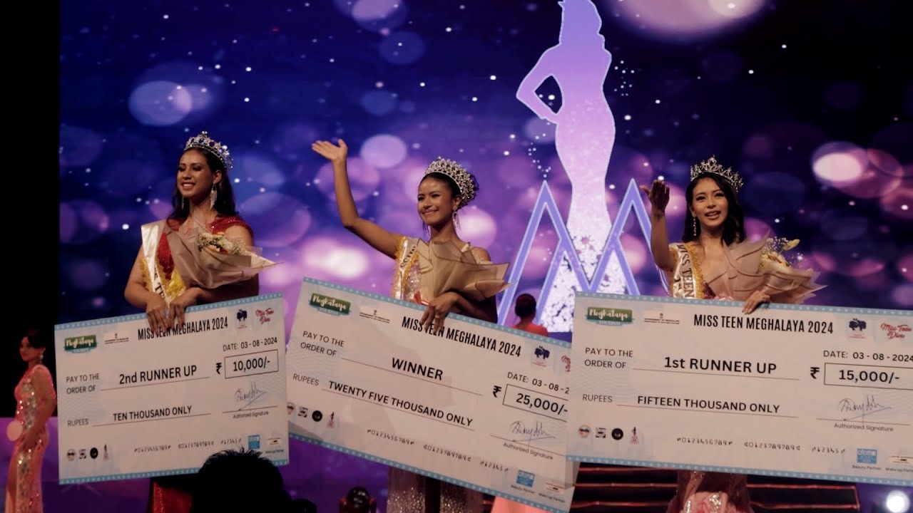 Winners of Miss Teen Meghalaya 2024 || Shillong