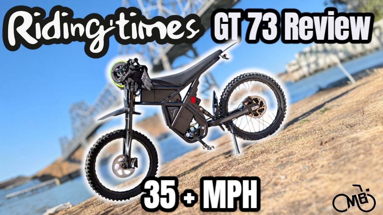 Riding Times Gt73 Review (2025) | 2400w Peak, 37 Mph, Dual Battery Emoto-style Ebike!
