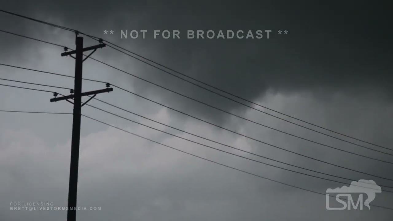 06-15-2023 Gainesville to Van Alstyne, TX - Wall Clouds, Lightning with Power Flashes, Wind and Hail