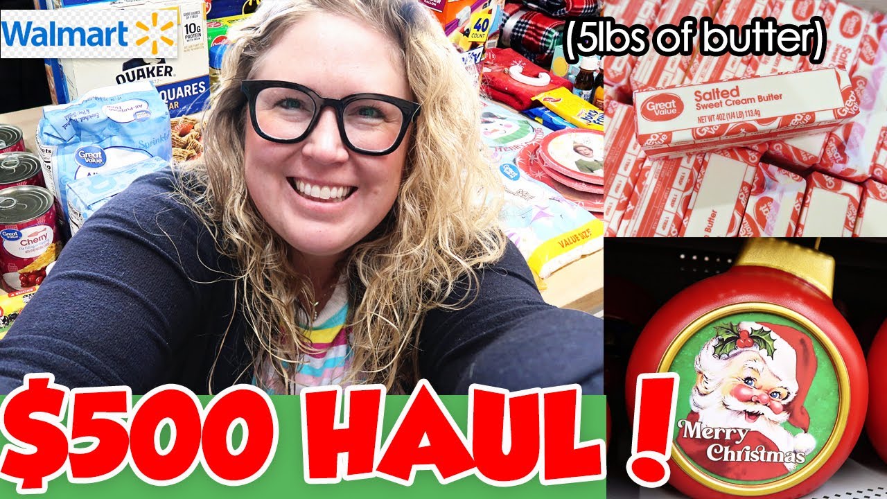 🎄HUGE Holiday Walmart Haul & Shop with Me!📬Giving Back to my Viewers!