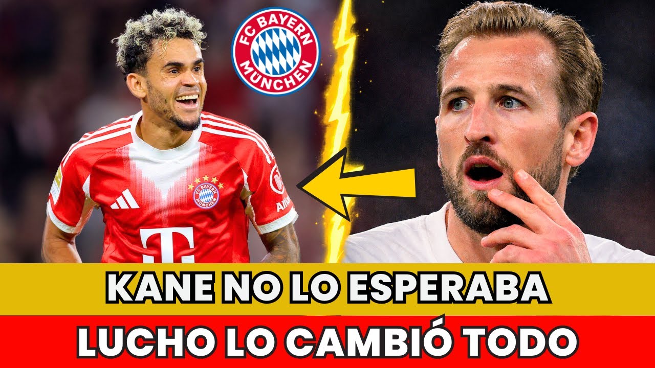 Lo que dijo Harry Kane después del partidazo de Luis Díaz sorprendió al Bayern